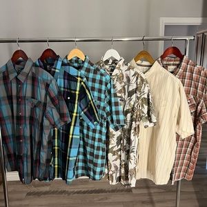 RVCA, Hurley, Fox, Quicksilver, And Active Shirts Men’s XL Bundle